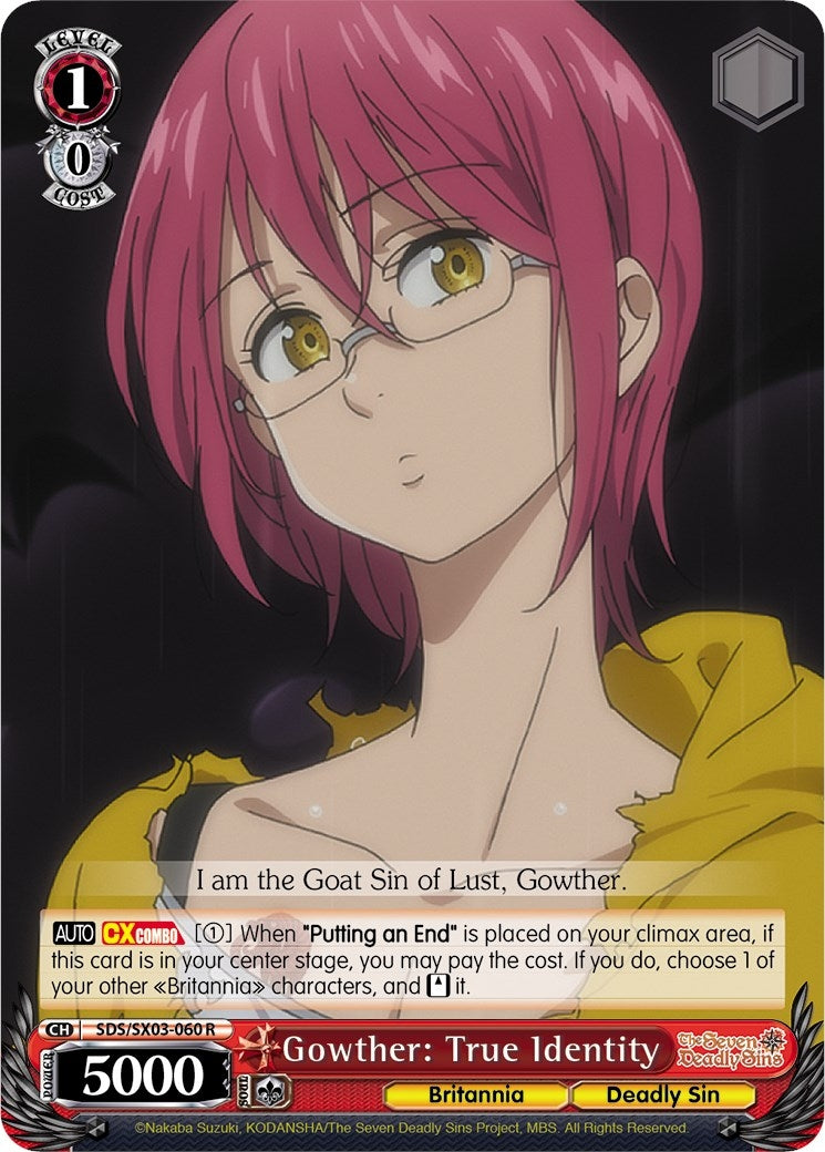 Image for Gowther: True Identity (The Seven Deadly Sins) (SDS/SX03-060 R) - Weiss Schwarz
