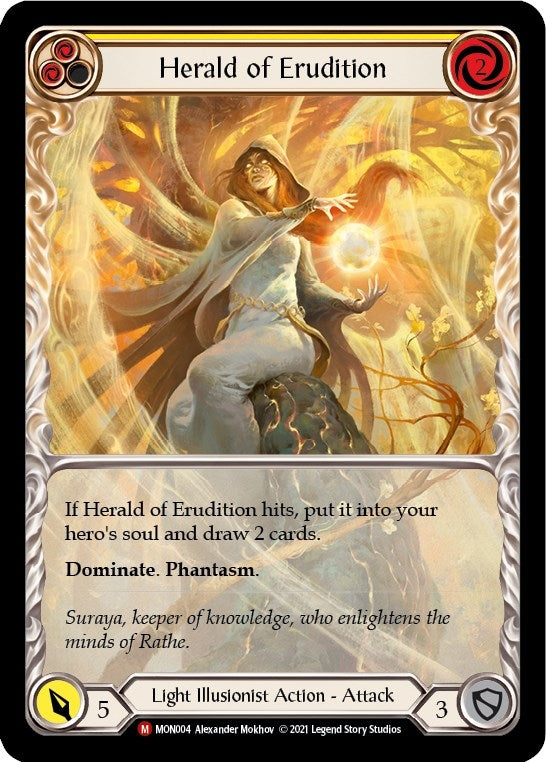Image for Herald of Erudition (Extended Art) (Monarch) (MON004) - Flesh and Blood TCG