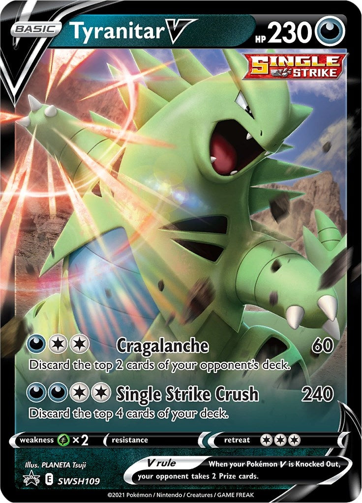 Image for Tyranitar V - SWSH109 (SWSH: Sword & Shield Promo Cards) (SWSH109) - Pokemon