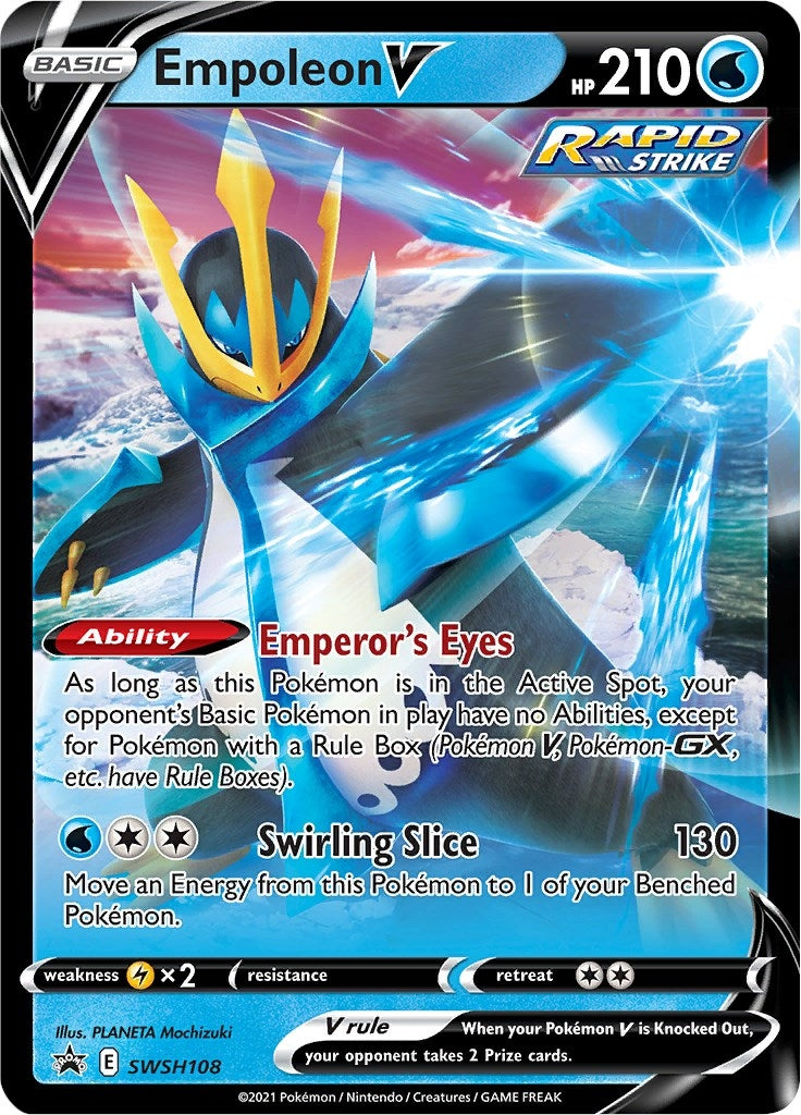 Image for Empoleon V - SWSH108 (SWSH: Sword & Shield Promo Cards) (SWSH108) - Pokemon