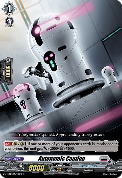 Image for Autonomic Caution (D-SD05: Tomari Seto -Aurora Valkyrie-) (D-SD05/008EN) - Cardfight Vanguard