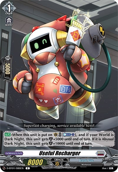 Image for Useful Recharger (D-BT01: Genesis of the Five Greats) (D-BT01/086EN) - Cardfight Vanguard