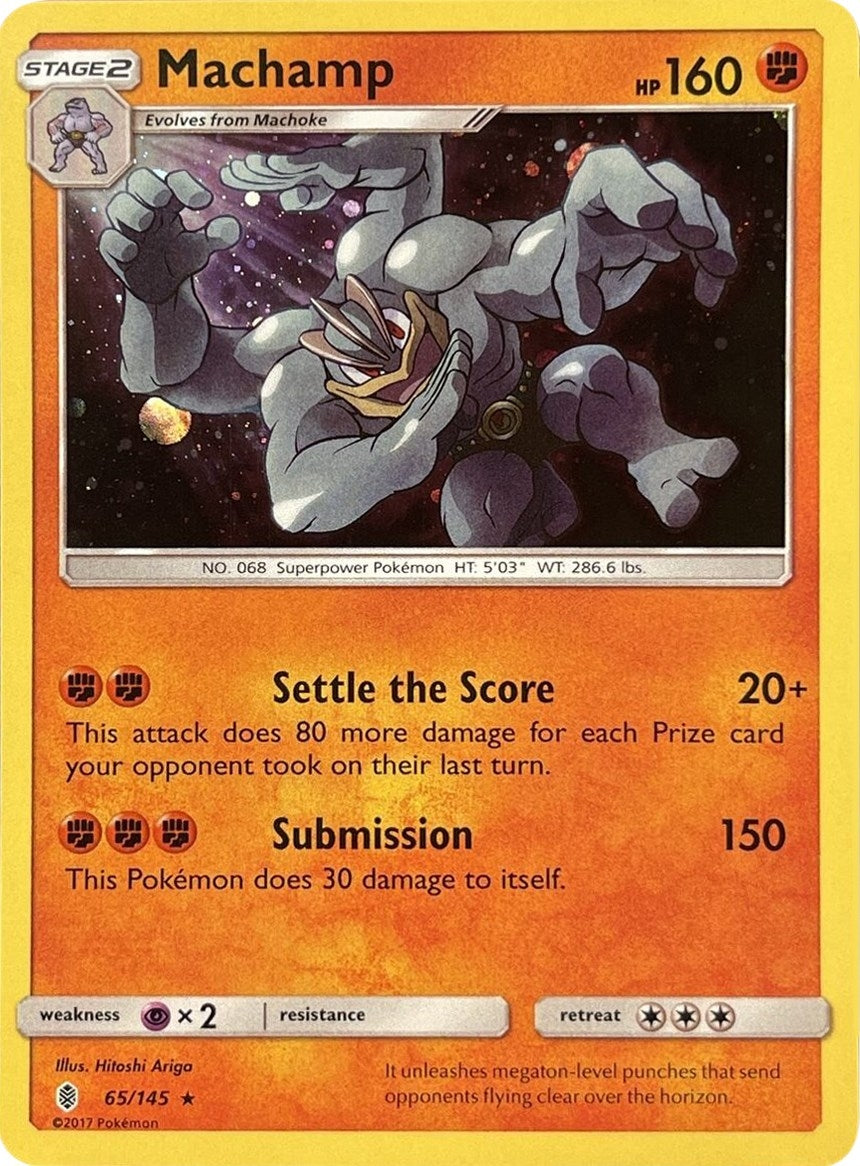 Image for Machamp - 65/145 (Cosmos Holo) (Blister Exclusives) (065/145) - Pokemon