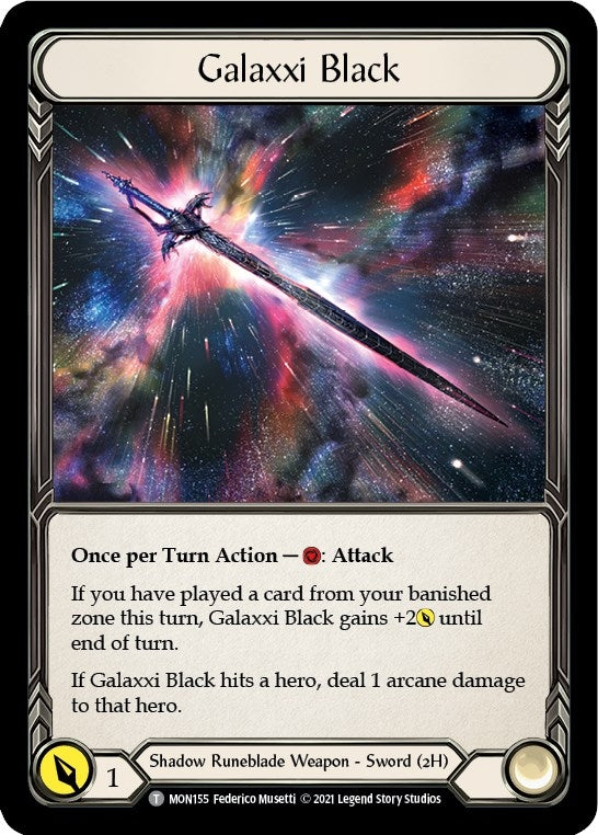 Image for Galaxxi Black // Soul Shackle (Monarch) (MON155 // MON186) - Flesh and Blood TCG
