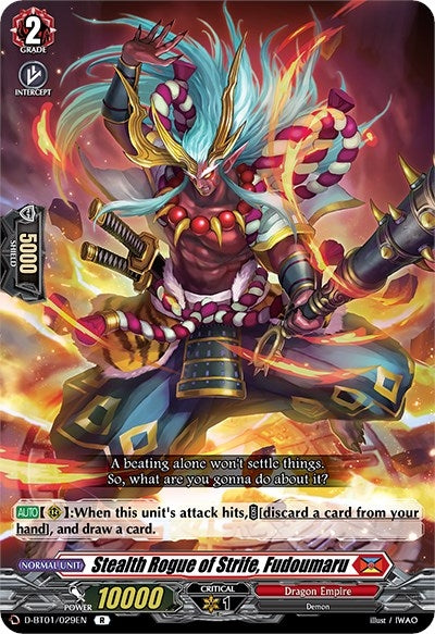Image for Stealth Rogue of Strife, Fudoumaru (D-BT01: Genesis of the Five Greats) (D-BT01/029EN) - Cardfight Vanguard
