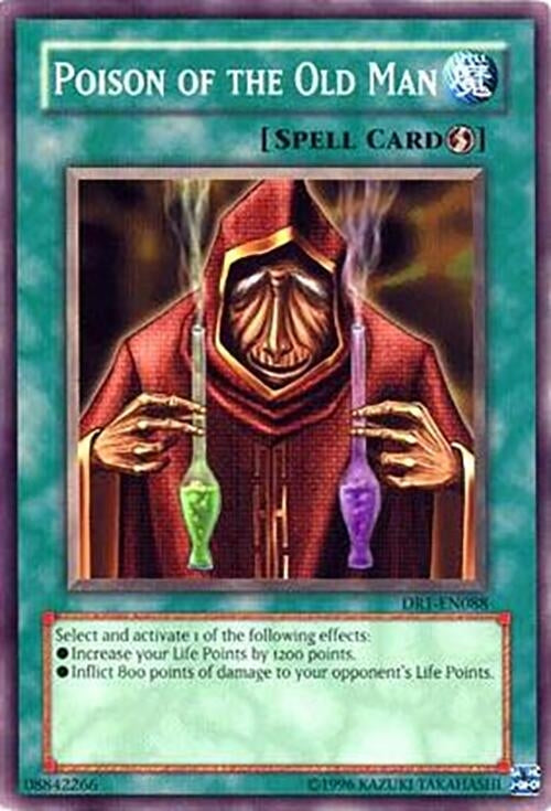 Image for Poison of the Old Man (Dark Revelation Volume 1) (DR1-EN088) - YuGiOh