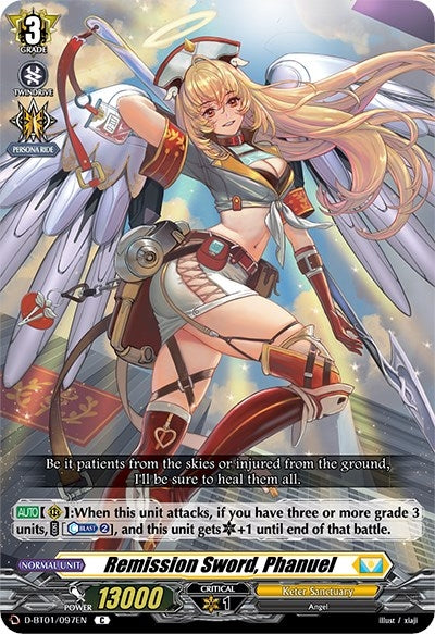 Image for Remission Sword, Phanuel (D-BT01: Genesis of the Five Greats) (D-BT01/097EN) - Cardfight Vanguard
