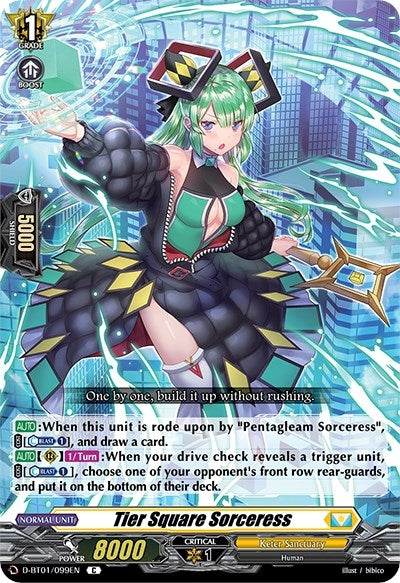 Image for Tier Square Sorceress (D-BT01: Genesis of the Five Greats) (D-BT01/099EN) - Cardfight Vanguard