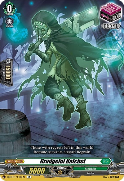 Image for Grudgeful Hatchet (D-BT01: Genesis of the Five Greats) (D-BT01/116EN) - Cardfight Vanguard