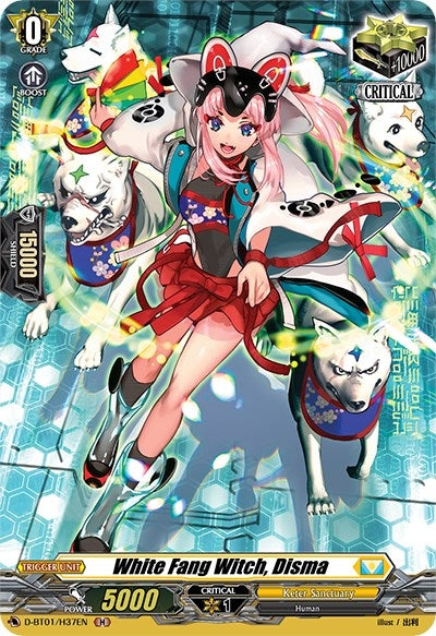 Image for White Fang Witch, Disma (Holo) (D-BT01: Genesis of the Five Greats) (D-BT01/H37EN) - Cardfight Vanguard