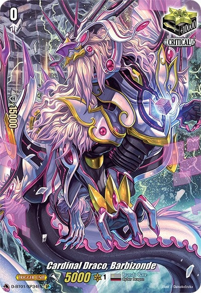 Image for Cardinal Draco, Barbizonde (SP) (D-BT01: Genesis of the Five Greats) (D-BT01/SP34EN) - Cardfight Vanguard