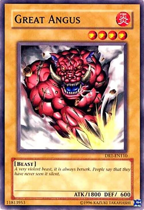 Image for Great Angus (Dark Revelation Volume 1) (DR1-EN110) - YuGiOh