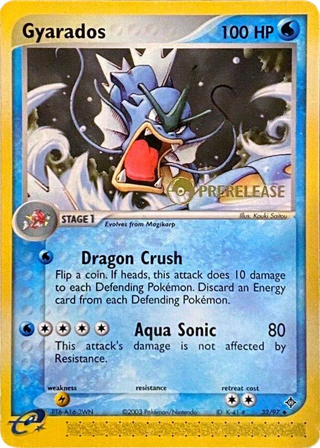 Image for Gyarados - 32/97 (Prerelease) (Nintendo Promos) (32/97) - Pokemon