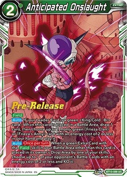 Image for Anticipated Onslaught (Supreme Rivalry Pre-Release Cards) (BT13-086) - Dragon Ball Super: Masters