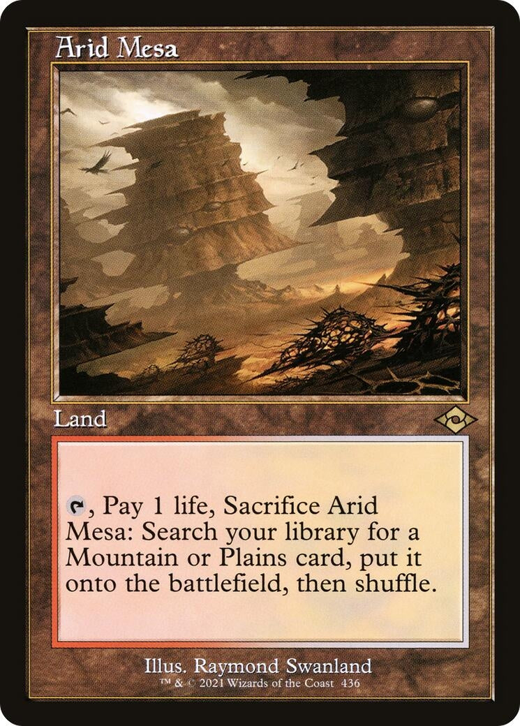 Image for Arid Mesa (Retro Frame) (Modern Horizons 2) (436) - Magic: The Gathering