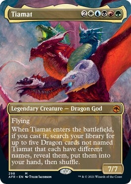 Image for Tiamat (Borderless) (Adventures in the Forgotten Realms) (298) - Magic: The Gathering
