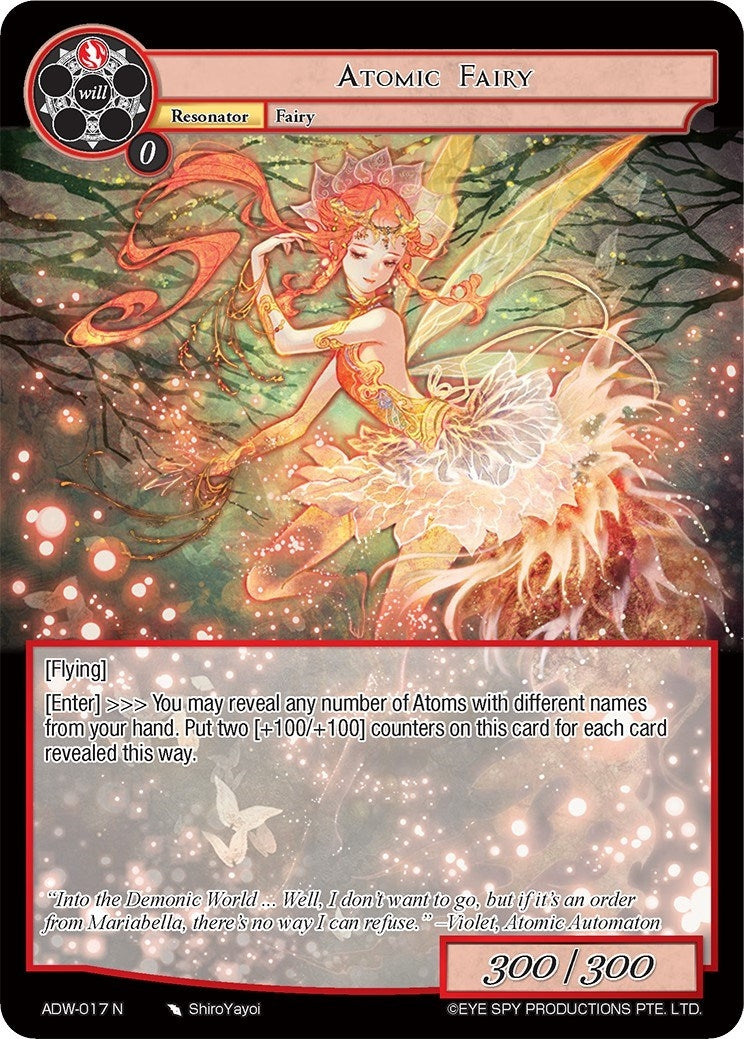 Image for Atomic Fairy (Assault into the Demonic World) (ADW-017) - Force of Will
