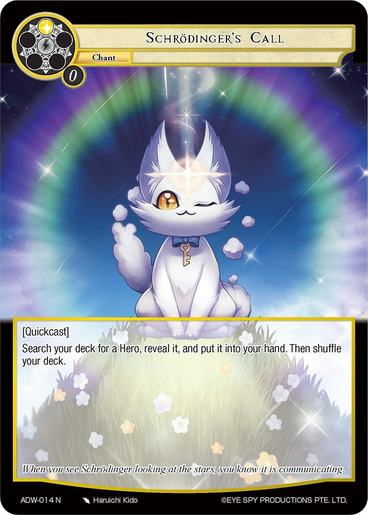 Image for Schrodinger's Call (Assault into the Demonic World) (ADW-014) - Force of Will