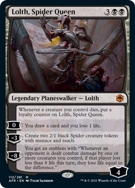 Image for Lolth, Spider Queen (Adventures in the Forgotten Realms) (112) - Magic: The Gathering