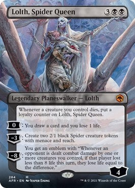 Image for Lolth, Spider Queen (Borderless) (Adventures in the Forgotten Realms) (284) - Magic: The Gathering