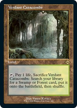 Image for Verdant Catacombs (Retro Frame) (Foil Etched) (Modern Horizons 2) (440) - Magic: The Gathering
