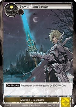 Image for Power from Inside (The Dawn of Valhalla) (1-031) - Force of Will