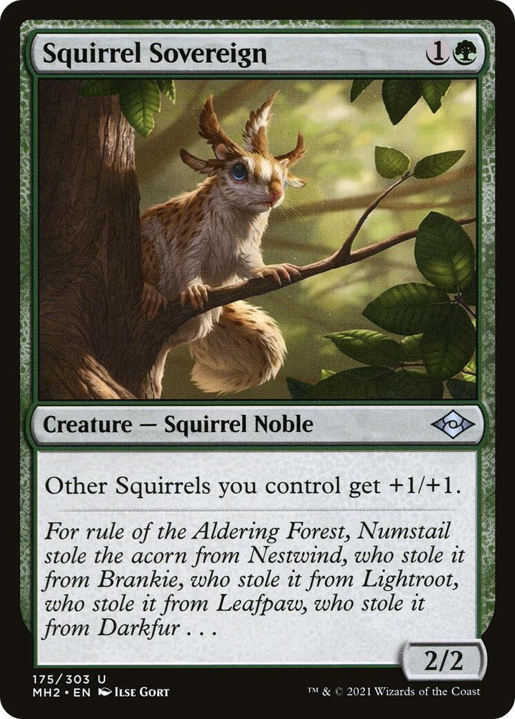 Image for Squirrel Sovereign (Modern Horizons 2) (175) - Magic: The Gathering
