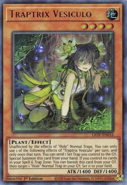 Image for Traptrix Vesiculo (Lightning Overdrive) (LIOV-EN016) - YuGiOh