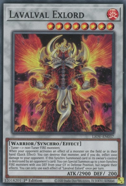 Image for Lavalval Exlord (Lightning Overdrive) (LIOV-EN037) - YuGiOh