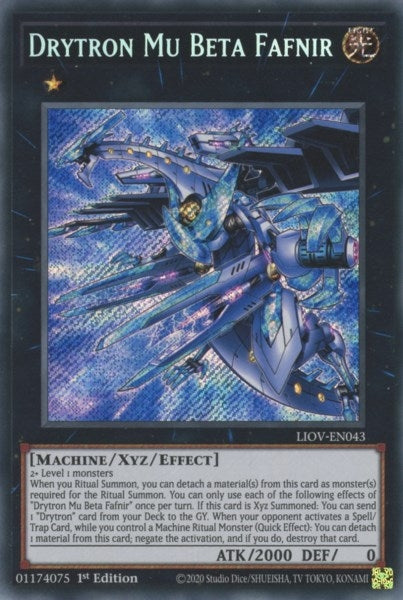 Image for Drytron Mu Beta Fafnir (Lightning Overdrive) (LIOV-EN043) - YuGiOh