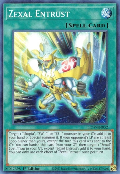Image for Zexal Entrust (Lightning Overdrive) (LIOV-EN052) - YuGiOh