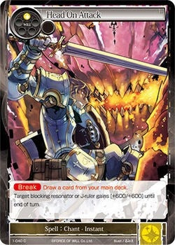 Image for Head On Attack (The Dawn of Valhalla) (1-040) - Force of Will