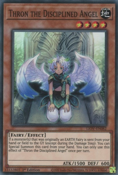 Image for Thron the Disciplined Angel (Lightning Overdrive) (LIOV-EN082) - YuGiOh