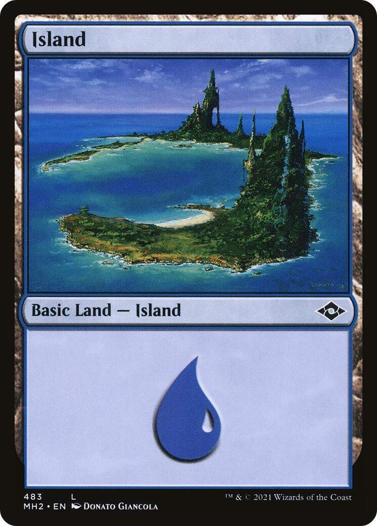 Image for Island (483) (Modern Horizons 2) (483) - Magic: The Gathering