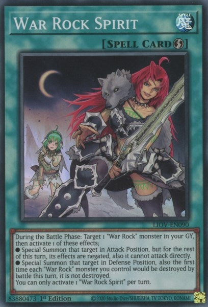 Image for War Rock Spirit (Lightning Overdrive) (LIOV-EN090) - YuGiOh