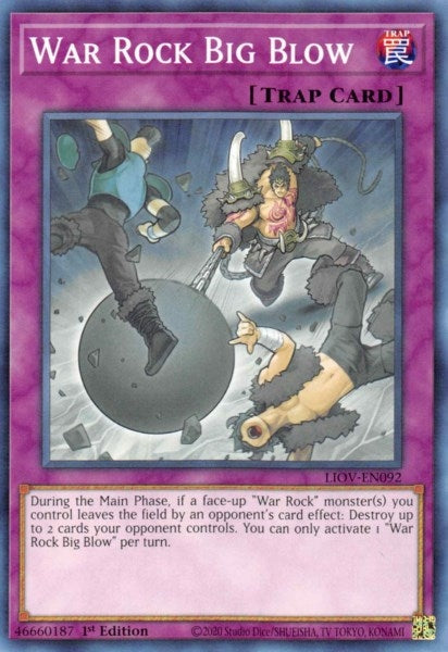 Image for War Rock Big Blow (Lightning Overdrive) (LIOV-EN092) - YuGiOh