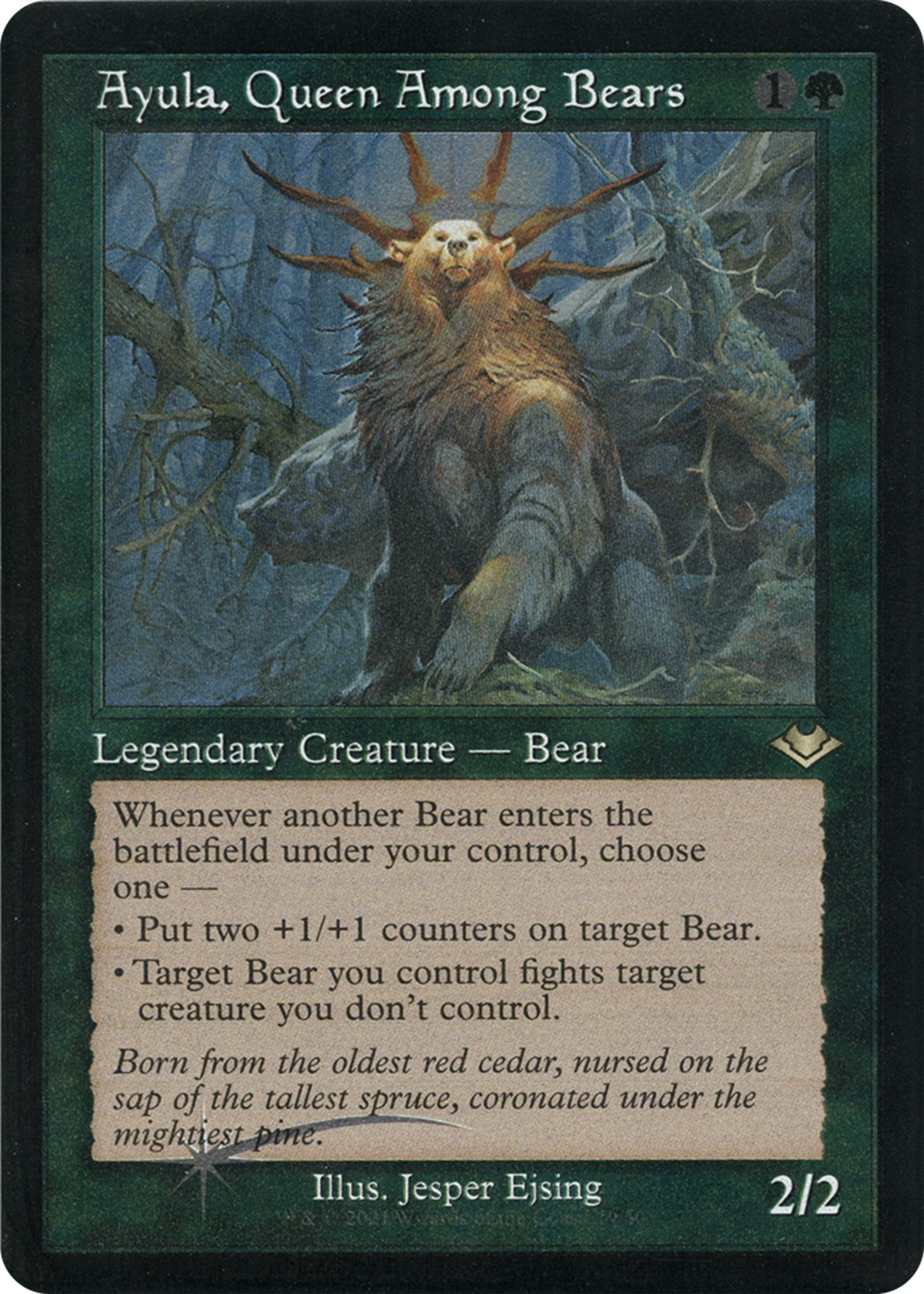 Image for Ayula, Queen Among Bears (Retro Frame) (Foil Etched) (Modern Horizons) (19) - Magic: The Gathering