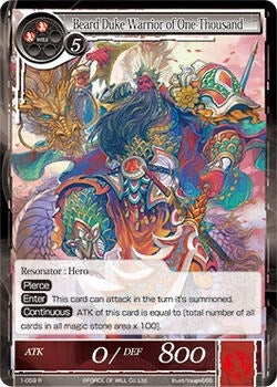 Image for Beard Duke Warrior of One-Thousand (The Dawn of Valhalla) (1-059) - Force of Will