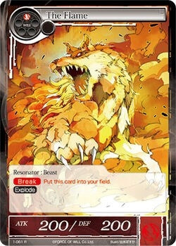 Image for The Flame (The Dawn of Valhalla) (1-061) - Force of Will