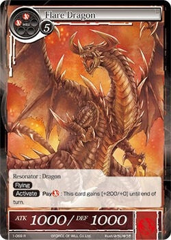 Image for Flare Dragon (The Dawn of Valhalla) (1-069) - Force of Will