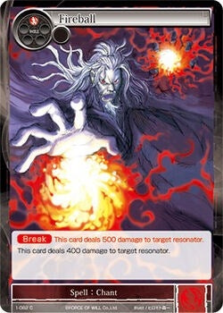 Image for Fireball (The Dawn of Valhalla) (1-082) - Force of Will