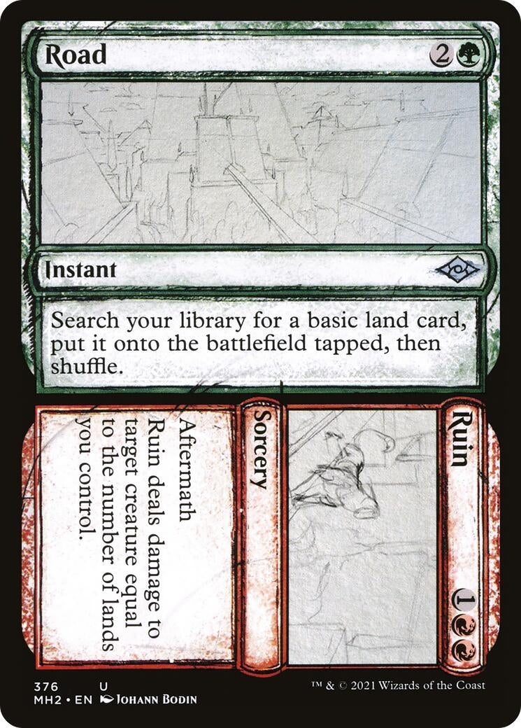 Image for Road // Ruin (Showcase) (Modern Horizons 2) (376) - Magic: The Gathering