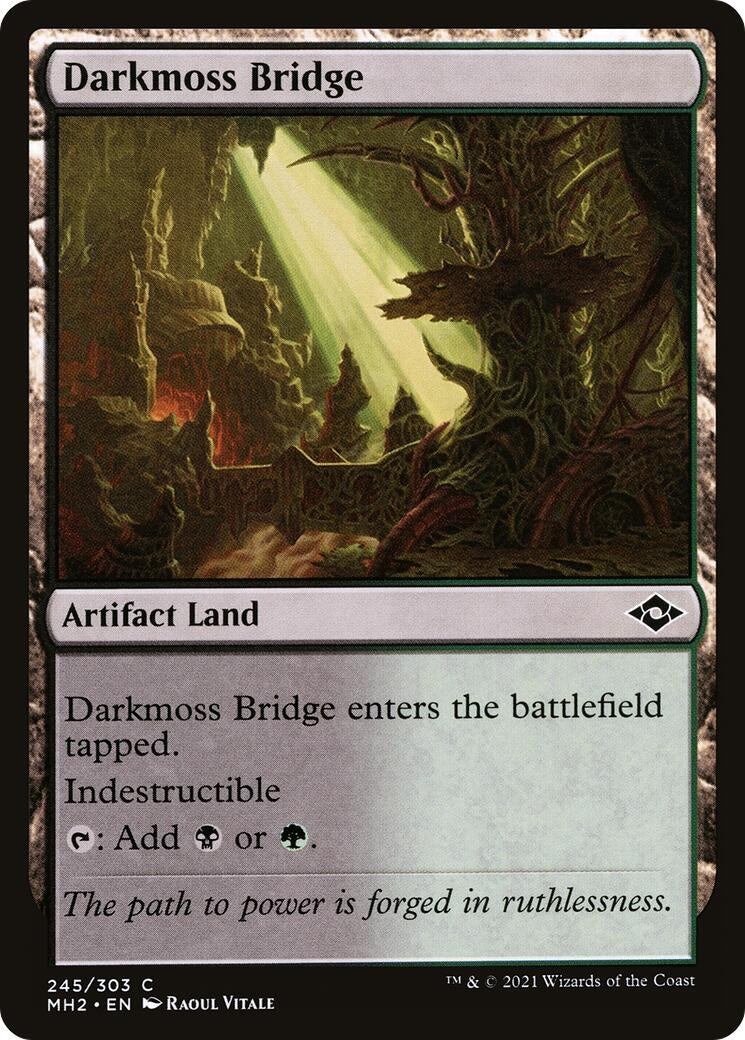 Image for Darkmoss Bridge (Modern Horizons 2) (245) - Magic: The Gathering