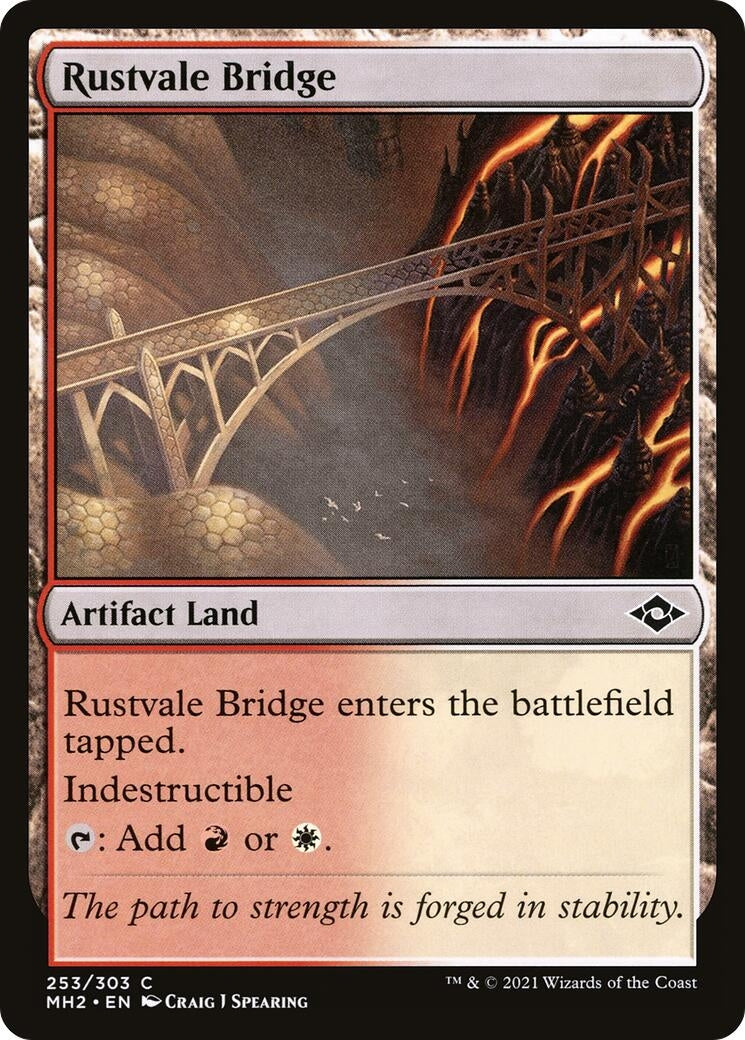 Image for Rustvale Bridge (Modern Horizons 2) (253) - Magic: The Gathering