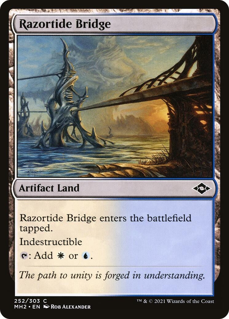 Image for Razortide Bridge (Modern Horizons 2) (252) - Magic: The Gathering