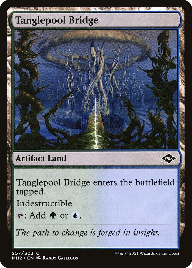 Image for Tanglepool Bridge (Modern Horizons 2) (257) - Magic: The Gathering