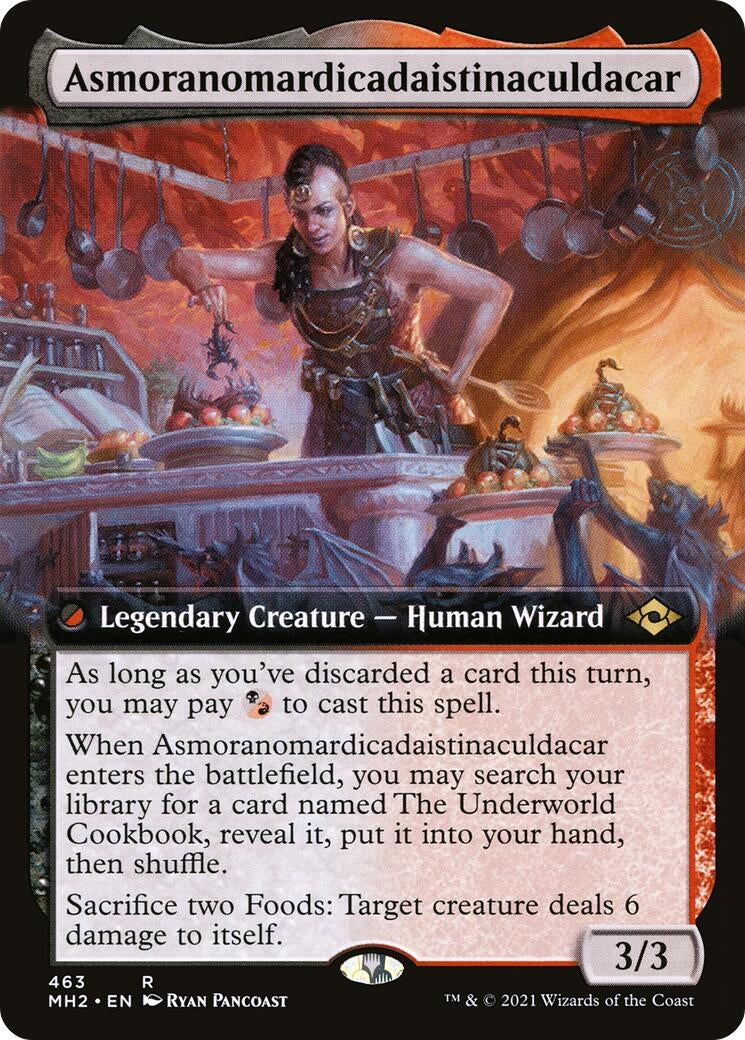 Image for Asmoranomardicadaistinaculdacar (Extended Art) (Modern Horizons 2) (463) - Magic: The Gathering