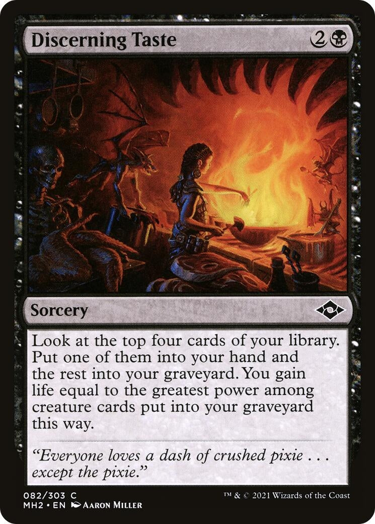 Image for Discerning Taste (Modern Horizons 2) (82) - Magic: The Gathering