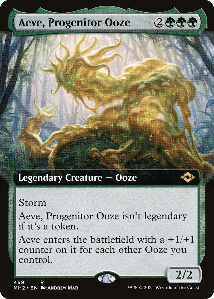 Image for Aeve, Progenitor Ooze (Extended Art) (Modern Horizons 2) (459) - Magic: The Gathering