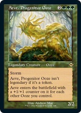 Image for Aeve, Progenitor Ooze (Retro Frame) (Foil Etched) (Modern Horizons 2) (409) - Magic: The Gathering